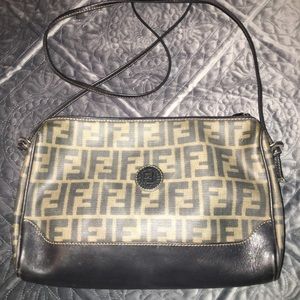 Vintage Fendi Zucca Monogram Crossbody